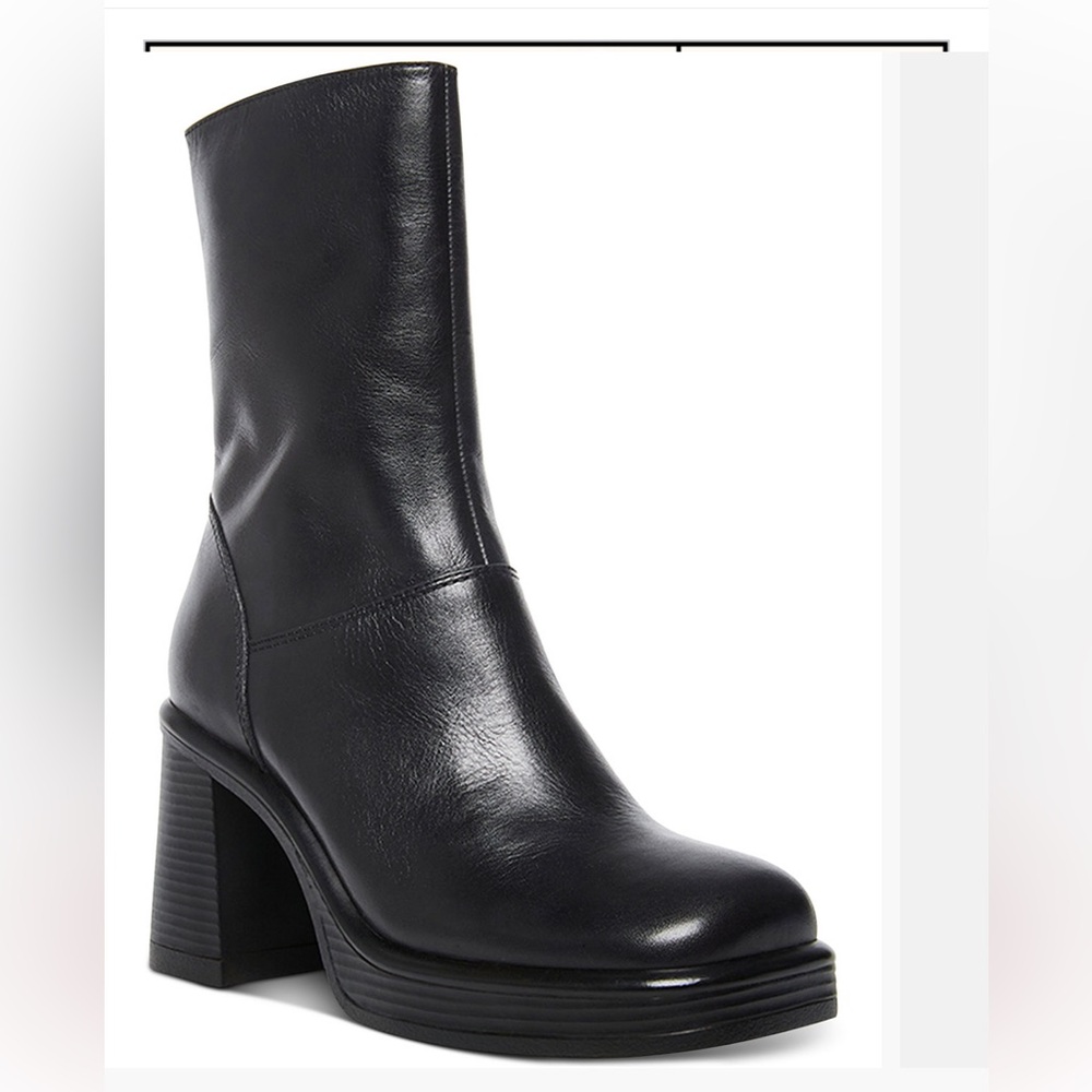 Steve Madden Black Heeled Boots